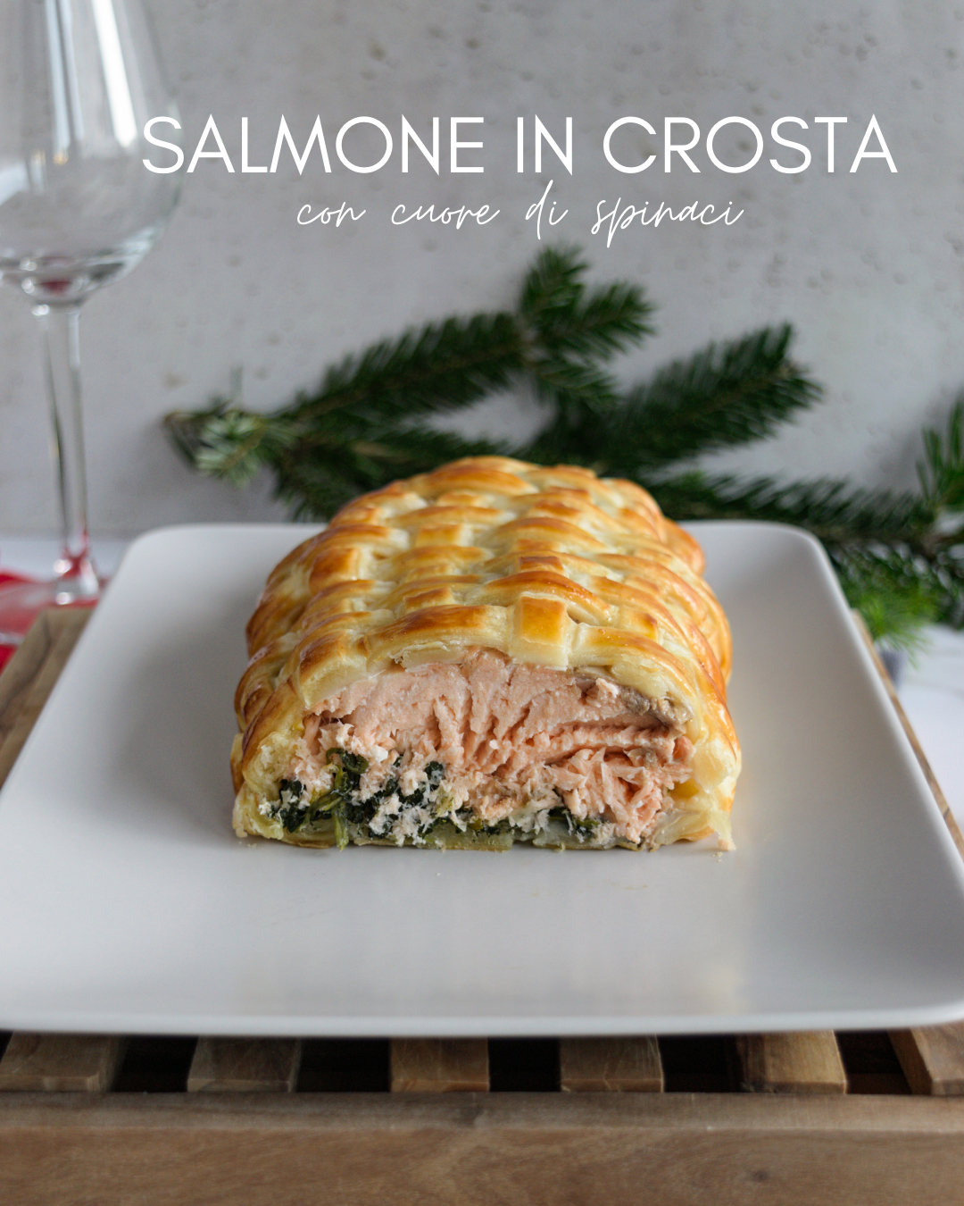 ricetta facile ed elegante, salmone in crosta di sfoglia