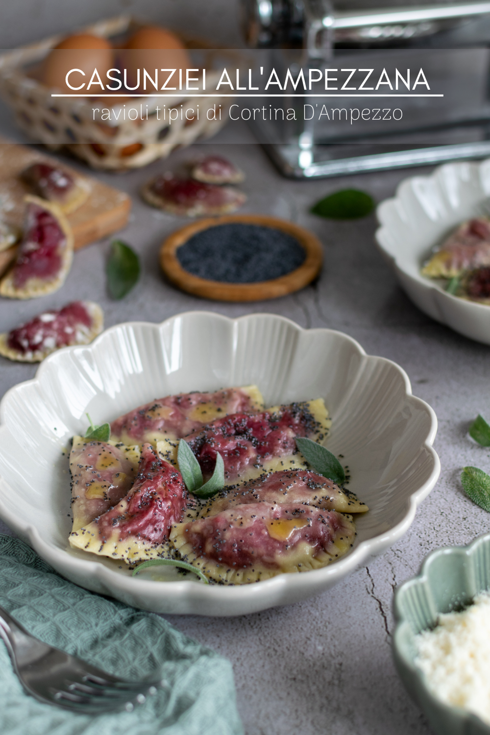 Casunziei all'ampezzana, ricetta tradizionale