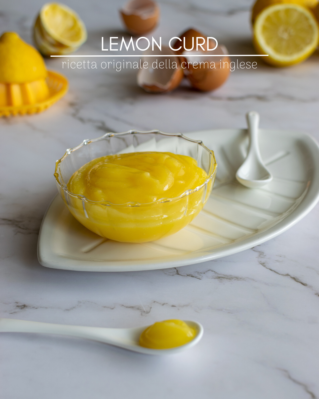 Ricetta originale della crema inglese al limone