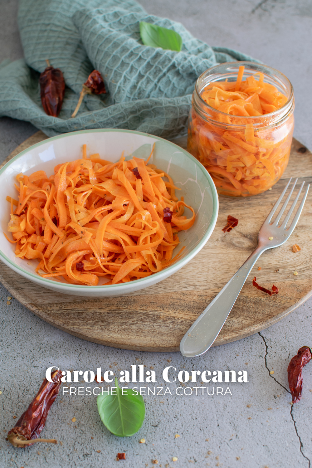 Carote alla coreana, il contorno sovietico versatile e anticaldo