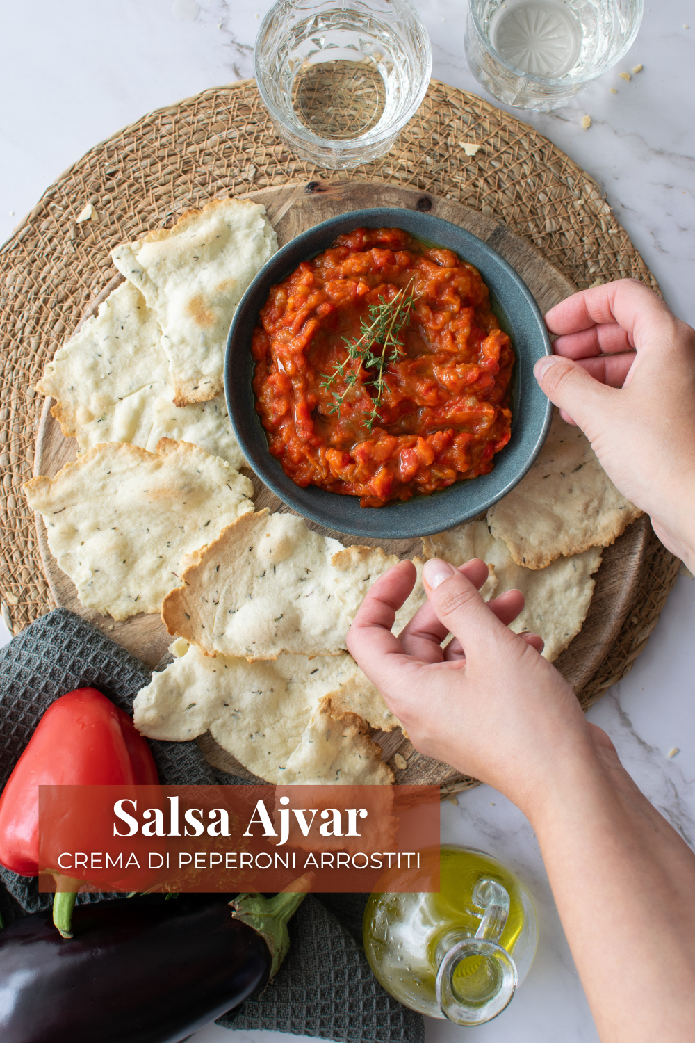 Ajvar fatto in casa: salsa di peperoni che profuma d’estate